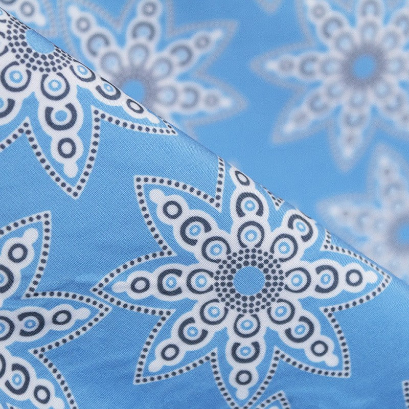 Tissu Imperméable Mandala Bleu - Ribes y Casals