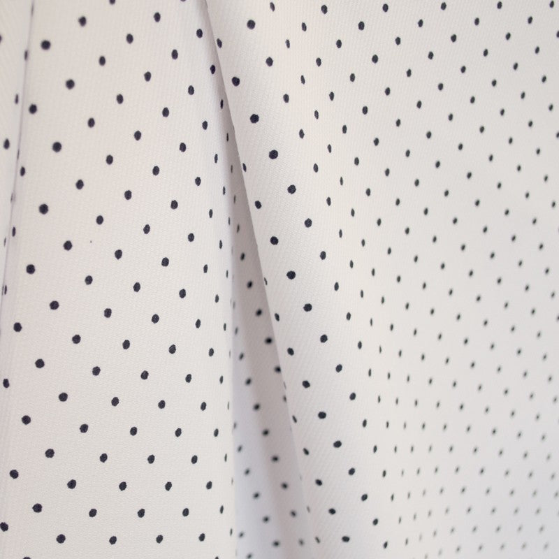 Tissu Piqué à Pois Noir 3mm - Ribes y Casals