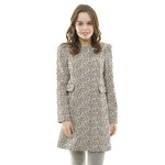 Tissu Jacquard Fancy Écru - Ribes y Casals