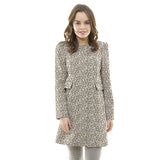 Tissu Jacquard Fancy Écru - Ribes y Casals