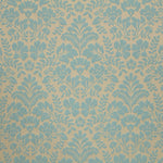 Tissu Jacquard Fleur Vert d'Eau - Ribes y Casals