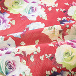 Tissu Lamé Crétonne Rouge - Ribes y Casals