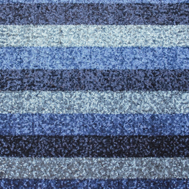 Tissu Sequins Dégradé Bleu Marine - Ribes y Casals