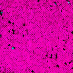 Tissu Paillettes Double Face Fuchsia-Turquoise - Ribes y Casals