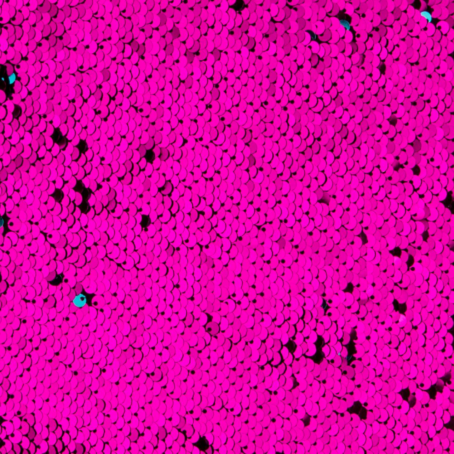 Tissu Paillettes Double Face Fuchsia-Turquoise - Ribes y Casals
