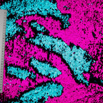 Tissu Paillettes Double Face Fuchsia-Turquoise - Ribes y Casals