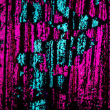 Tissu Paillettes Double Face Fuchsia-Turquoise - Ribes y Casals