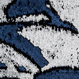 Tissu Paillettes Double Face Marine-Argent - Ribes y Casals