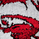 Tissu Paillettes Double Face Argent-Rouge - Ribes y Casals