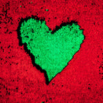 Paillettes double face vert-rouge - Ribes y Casals