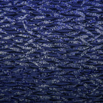 Tissu Sequins Feuilles Bleu Marine - Ribes y Casals
