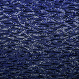 Tissu Sequins Feuilles Bleu Marine - Ribes y Casals