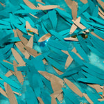 Tissu Paillettes Plumes Aigue-Marine - Ribes y Casals