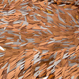 Tissu Paillettes Plumes Cuivre - Ribes y Casals