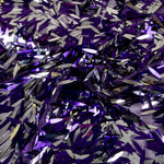 Tissu Paillettes Plumes Violet - Ribes y Casals