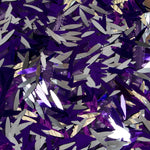 Tissu Paillettes Plumes Violet - Ribes y Casals