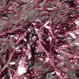 Tissu Paillettes Plumes Rose - Ribes y Casals