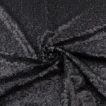 Tissu Paillette Spandex Noir - Ribes y Casals
