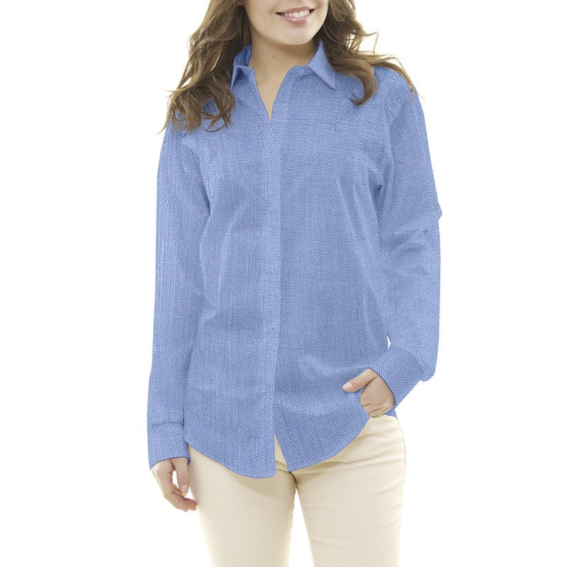 Tissu Lin Bleu - Ribes y Casals