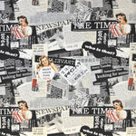 Toile Imprimée Newspaper Pin Up - Ribes y Casals