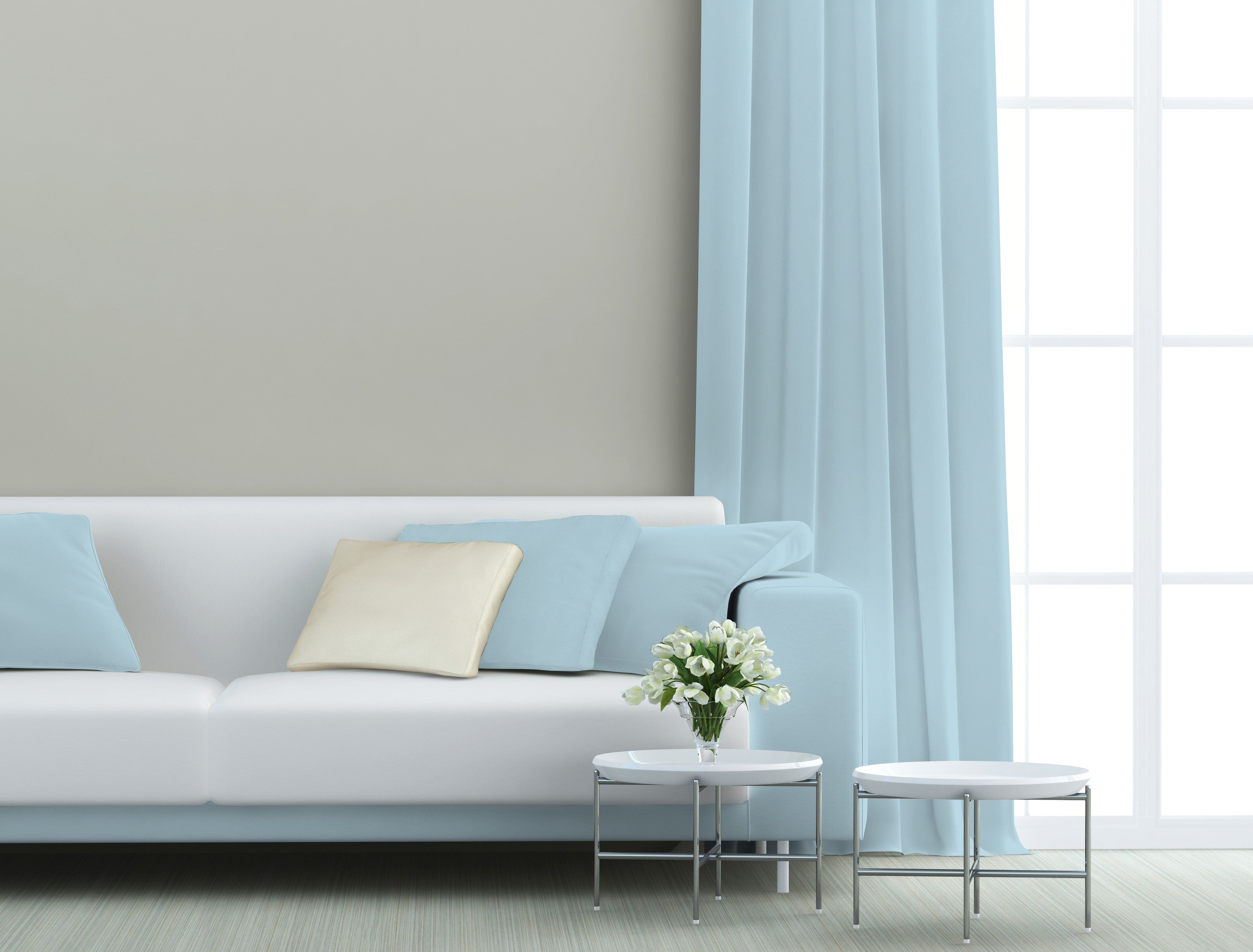 Toile Unie Bleu Ciel - Ribes y Casals