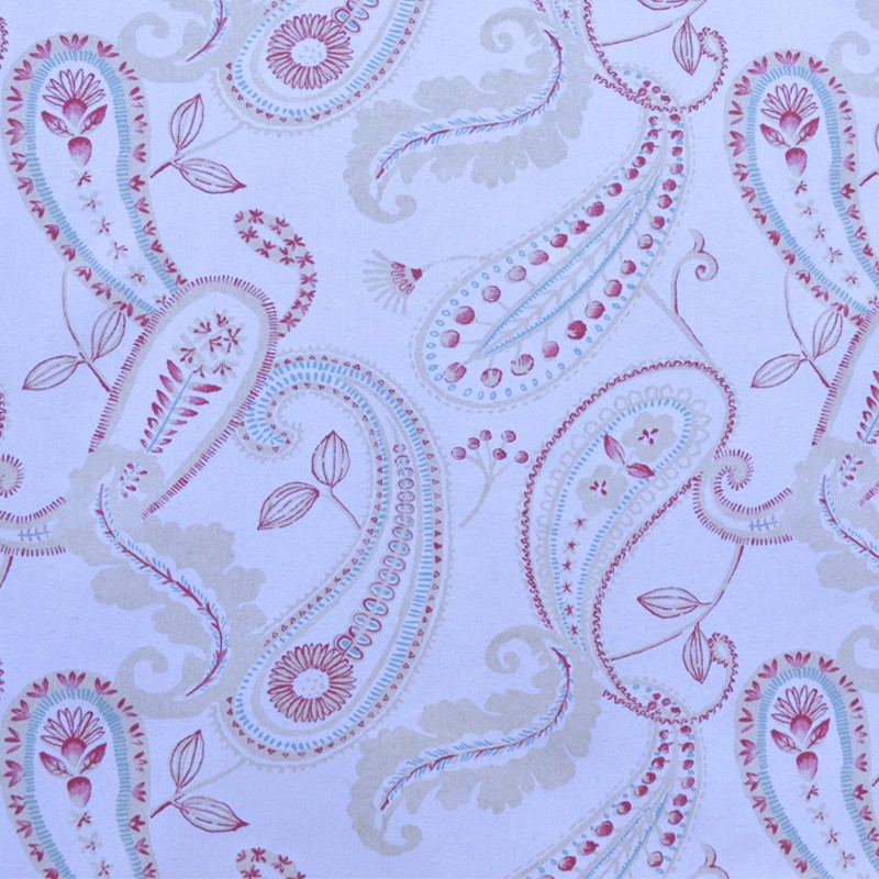 Toile Cachemire Fond Écru - Ribes y Casals