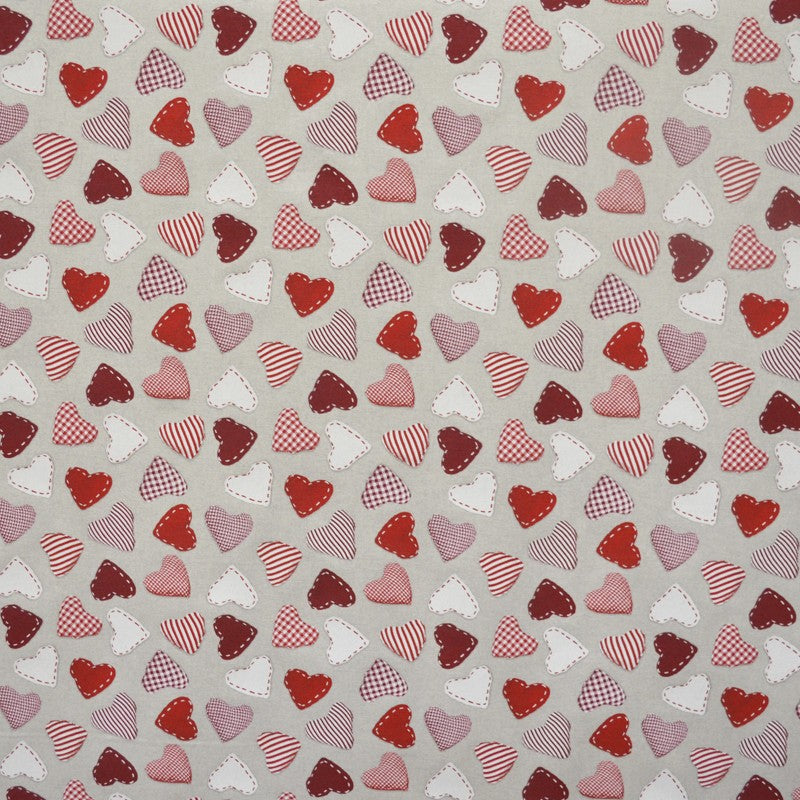 Toile Coeurs Fond Pierre - Ribes y Casals