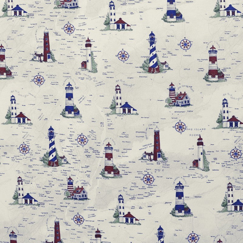 Toile Imprimé Phare Écru - Ribes y Casals