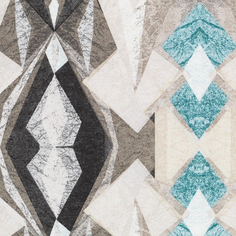 Toile Géométrique Aiguemarine - Ribes y Casals