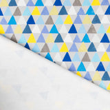 Toile Imprimée Triangles Bleu - Ribes y Casals