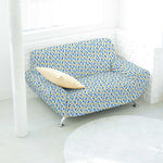 Toile Imprimée Triangles Bleu - Ribes y Casals