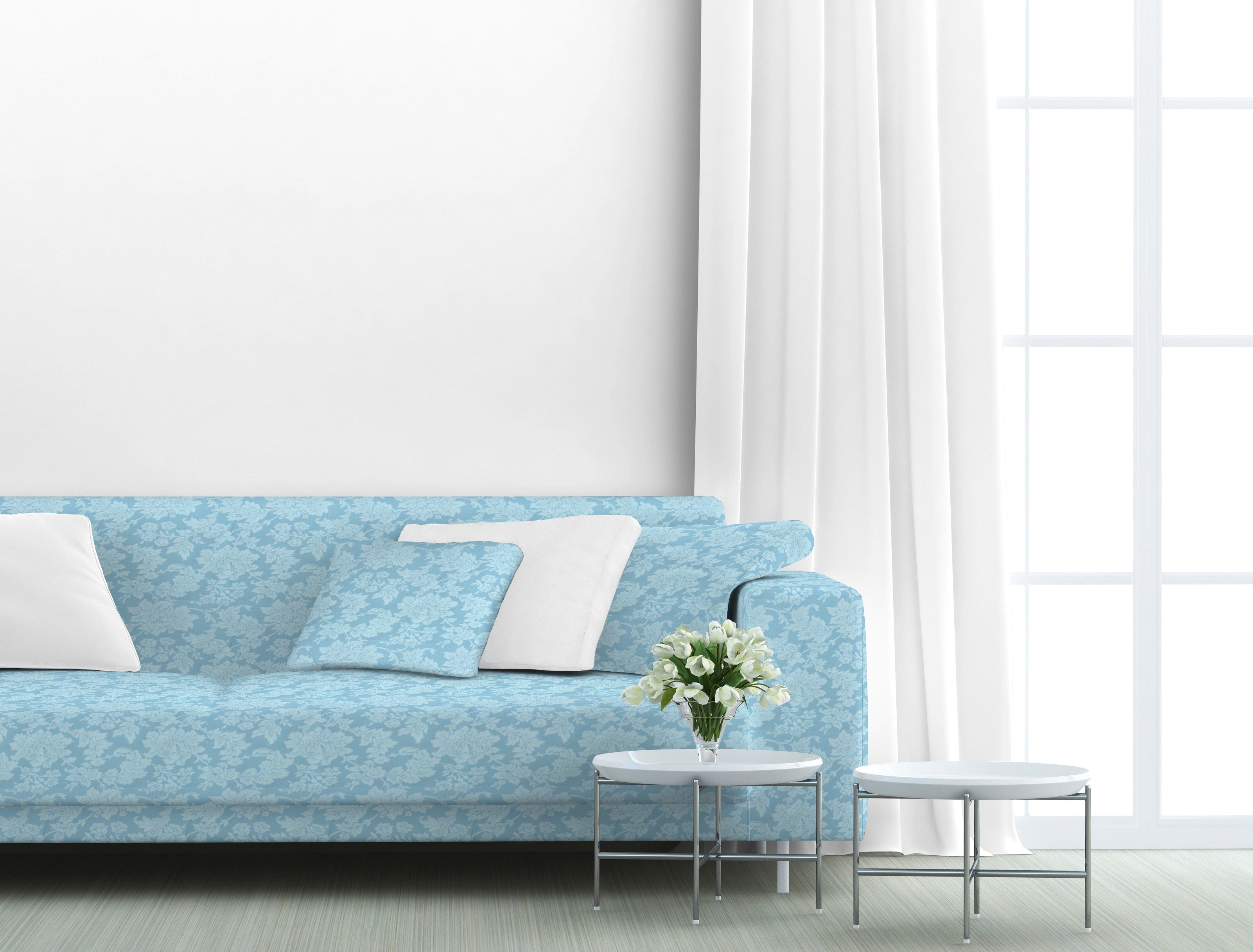 Toile Jacquard Bleu Ciel - Ribes y Casals