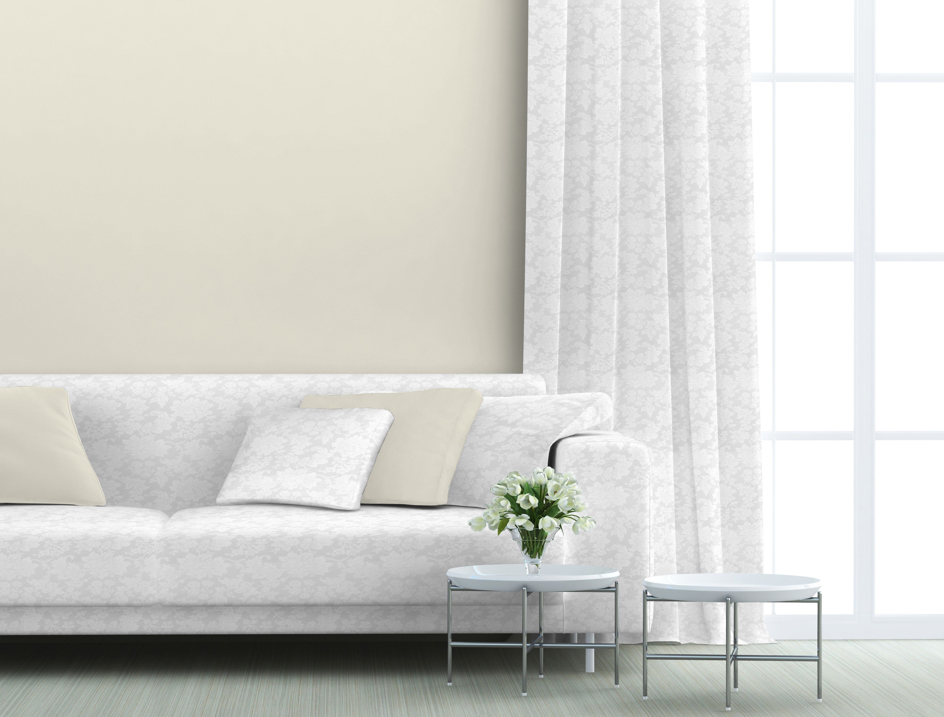 Toile Jacquard Blanc - Ribes y Casals