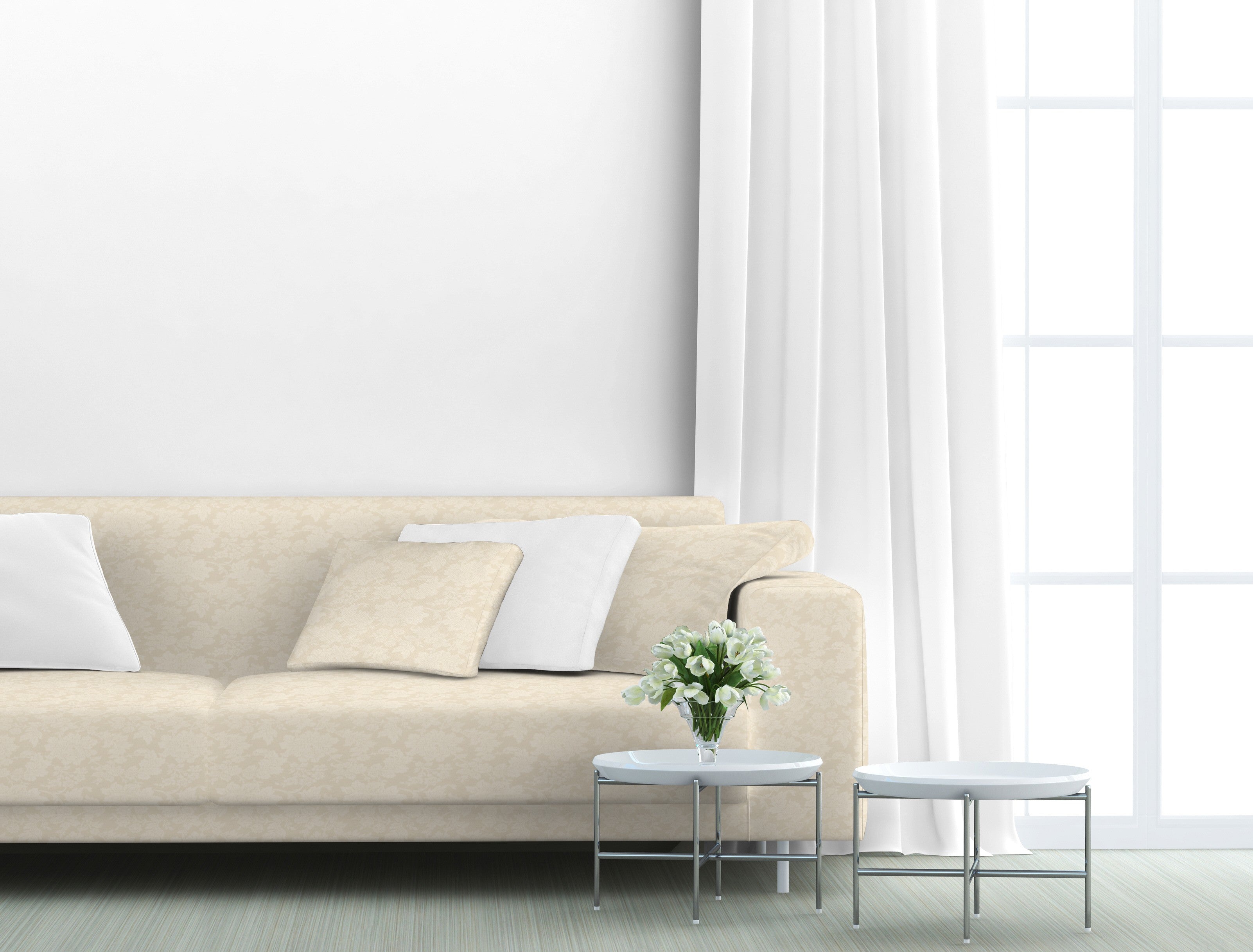 Toile Jacquard Écru - Ribes y Casals