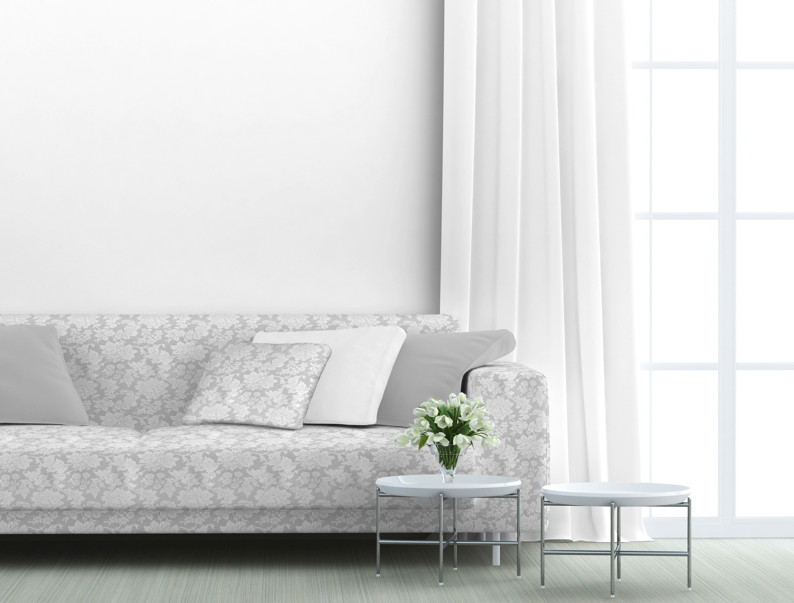 Toile Jacquard Gris Perle - Ribes y Casals