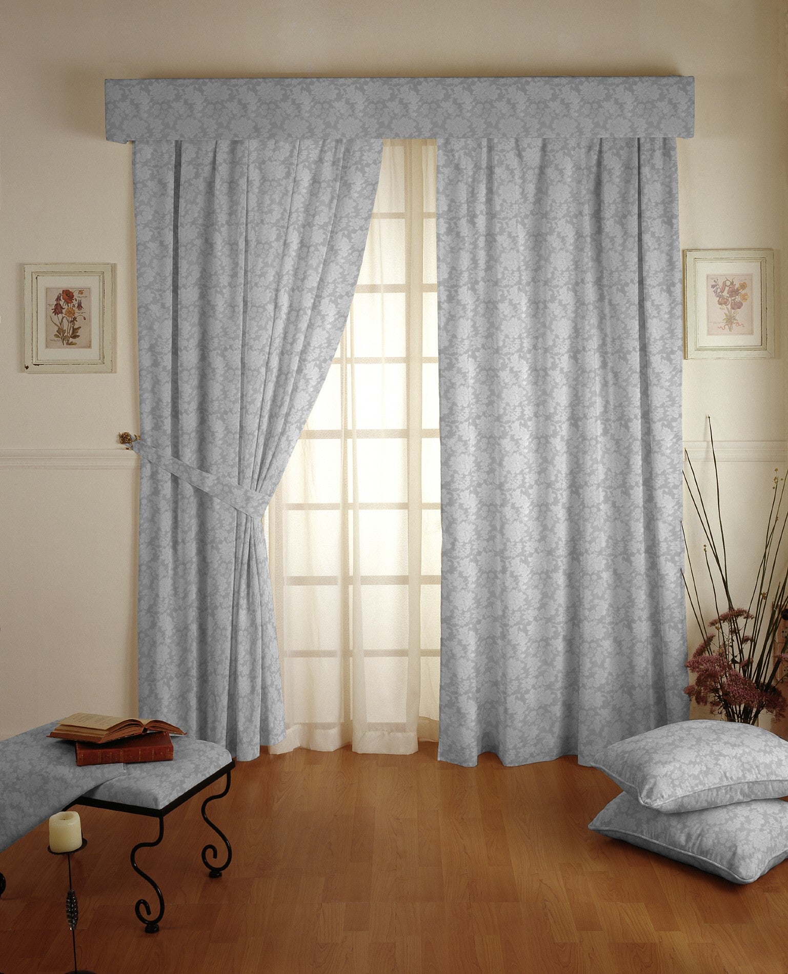 Toile Jacquard Gris Perle - Ribes y Casals