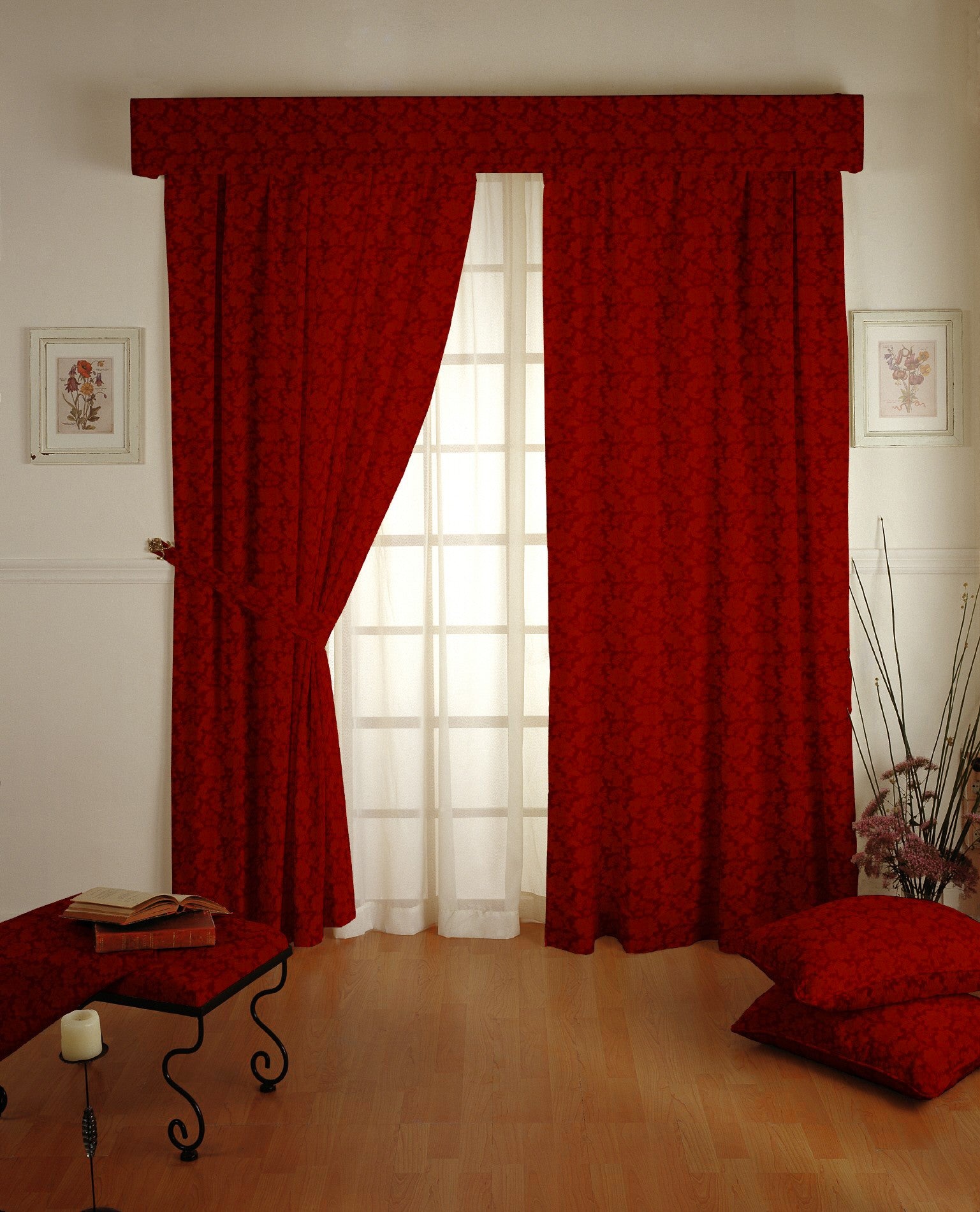 Toile Jacquard Rouge - Ribes y Casals