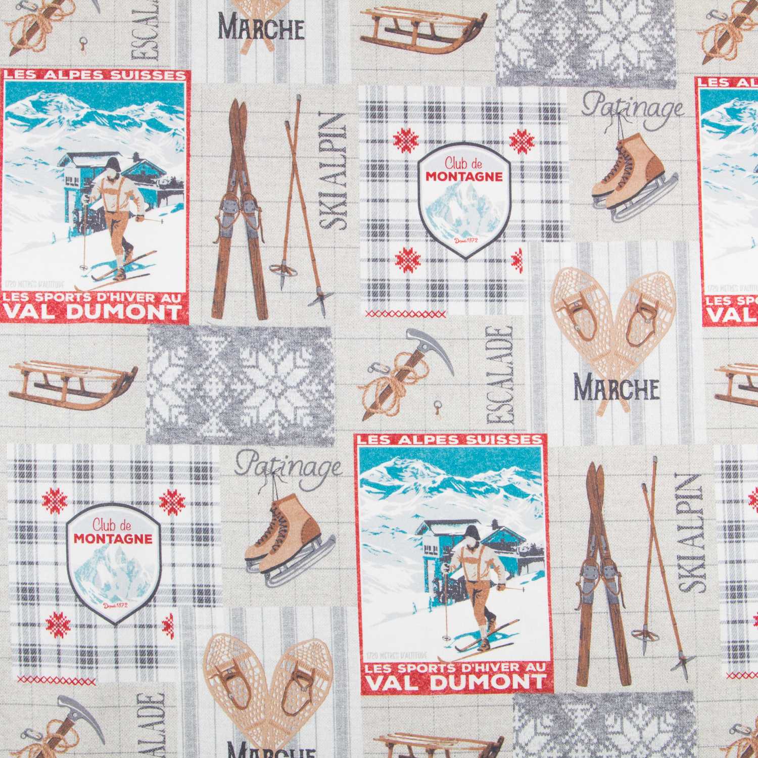 Toile Noël Alpes - Ribes y Casals