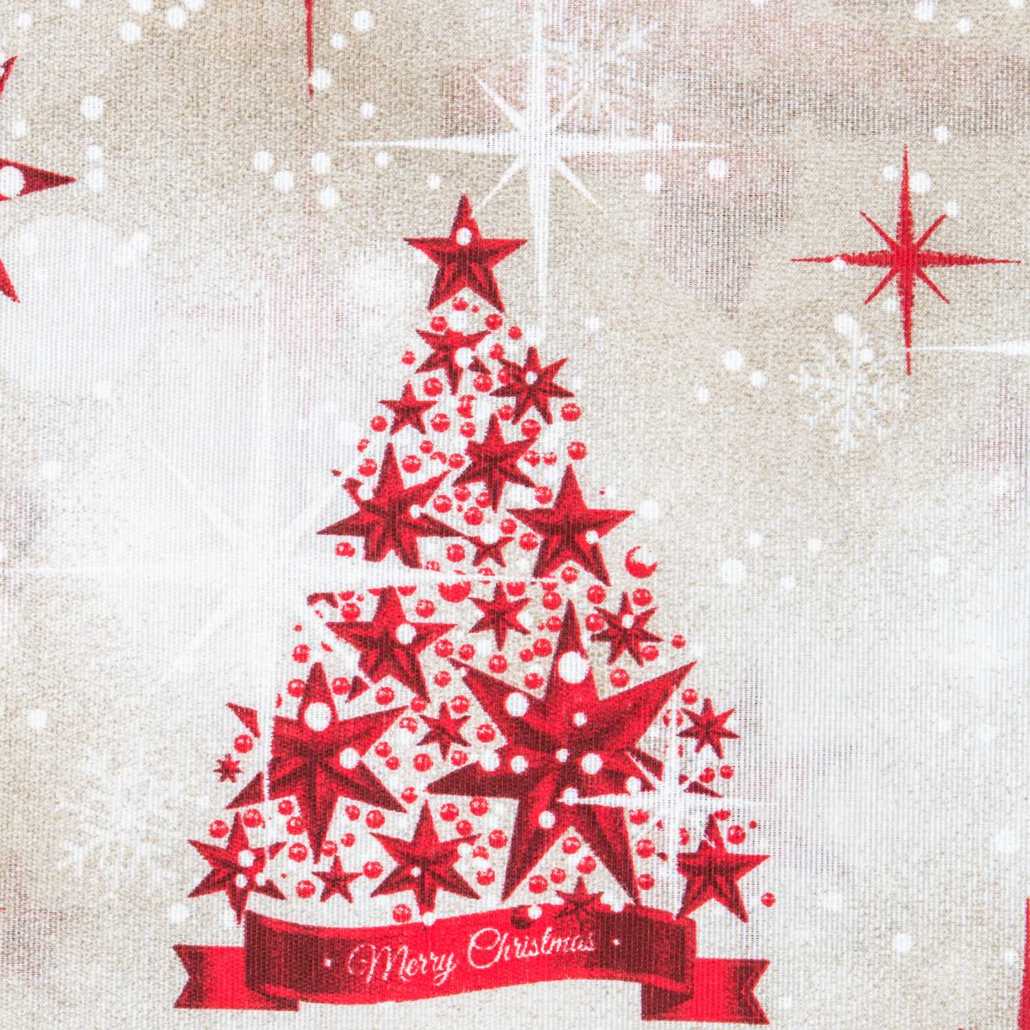 Toile Noël Sapin Rouge - Ribes y Casals