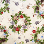 Toile Noël Decoration Blanc - Ribes y Casals