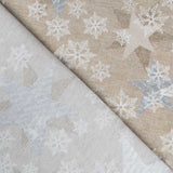 Toile Laquée de Noël Etoile Argent - Ribes y Casals