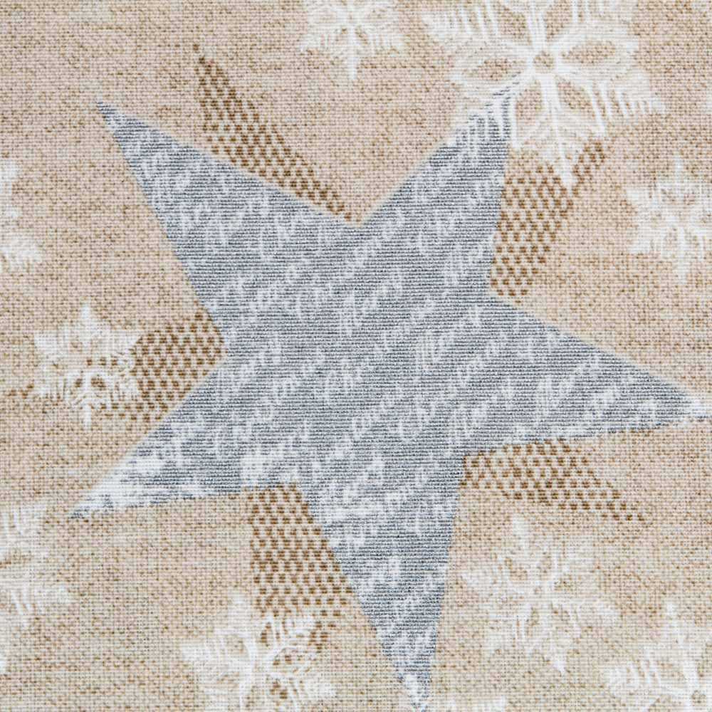 Toile Laquée de Noël Etoile Argent - Ribes y Casals