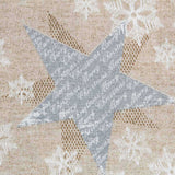 Toile Laquée de Noël Etoile Argent - Ribes y Casals