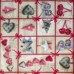 Toile Noël Mosaïque Bois - Ribes y Casals