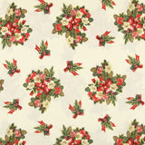 Toile Noël Houx de Noël Écru - Ribes y Casals