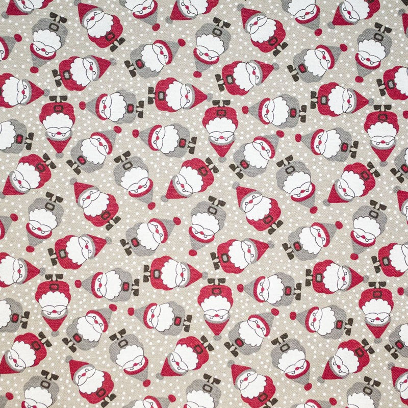 Toile Noël Père Noël Beige - Ribes y Casals