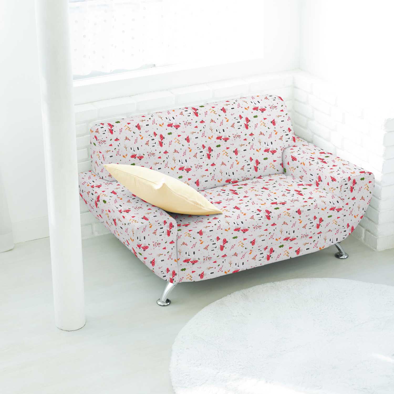 Tissu de Noël Champignons - Ribes y Casals