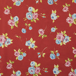 Toile Panama Cretonne Vintage Rouge - Ribes y Casals