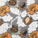 Toile Panama Fleur Orange - Ribes y Casals