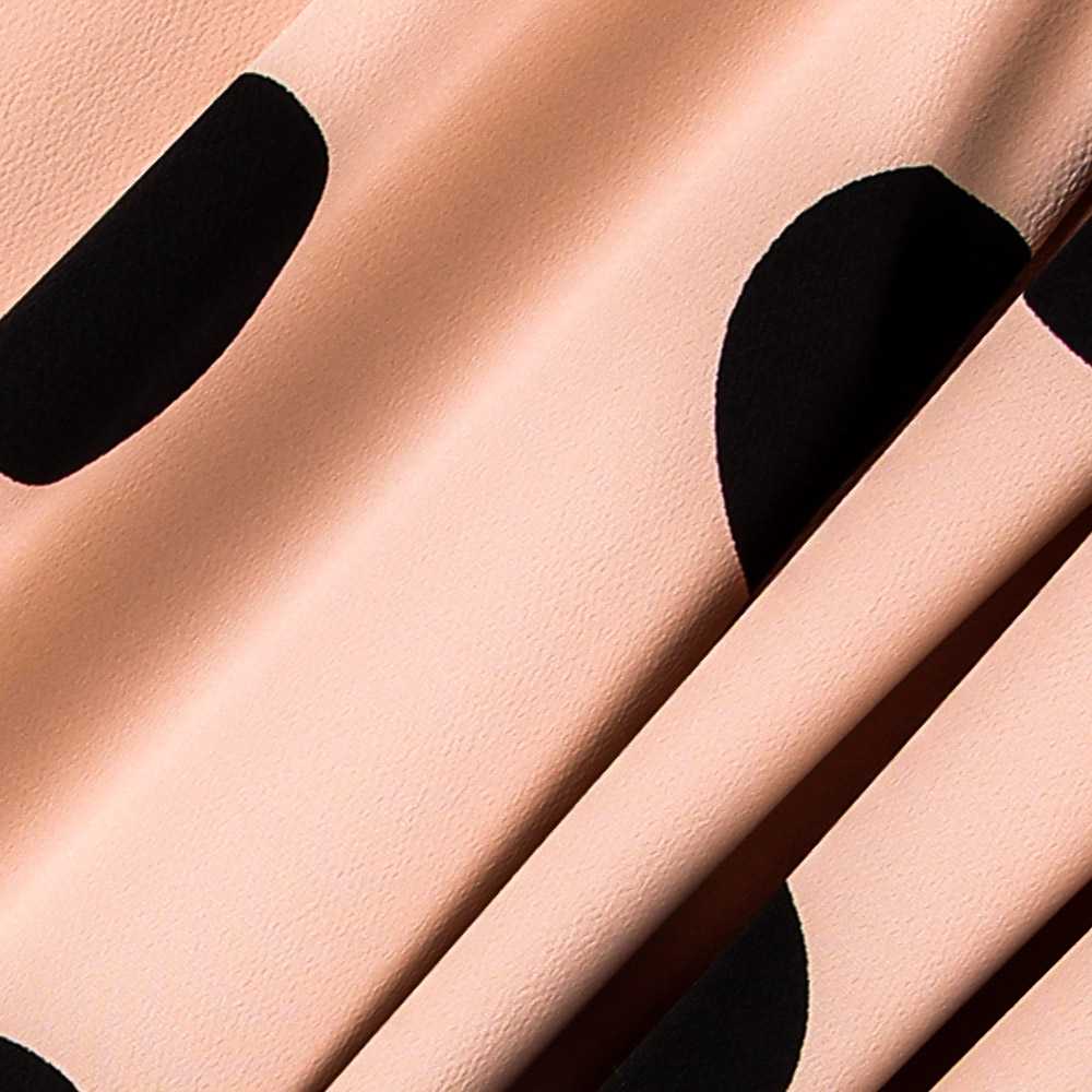 Tissu Pois Noir 55mm Beige - Ribes y Casals